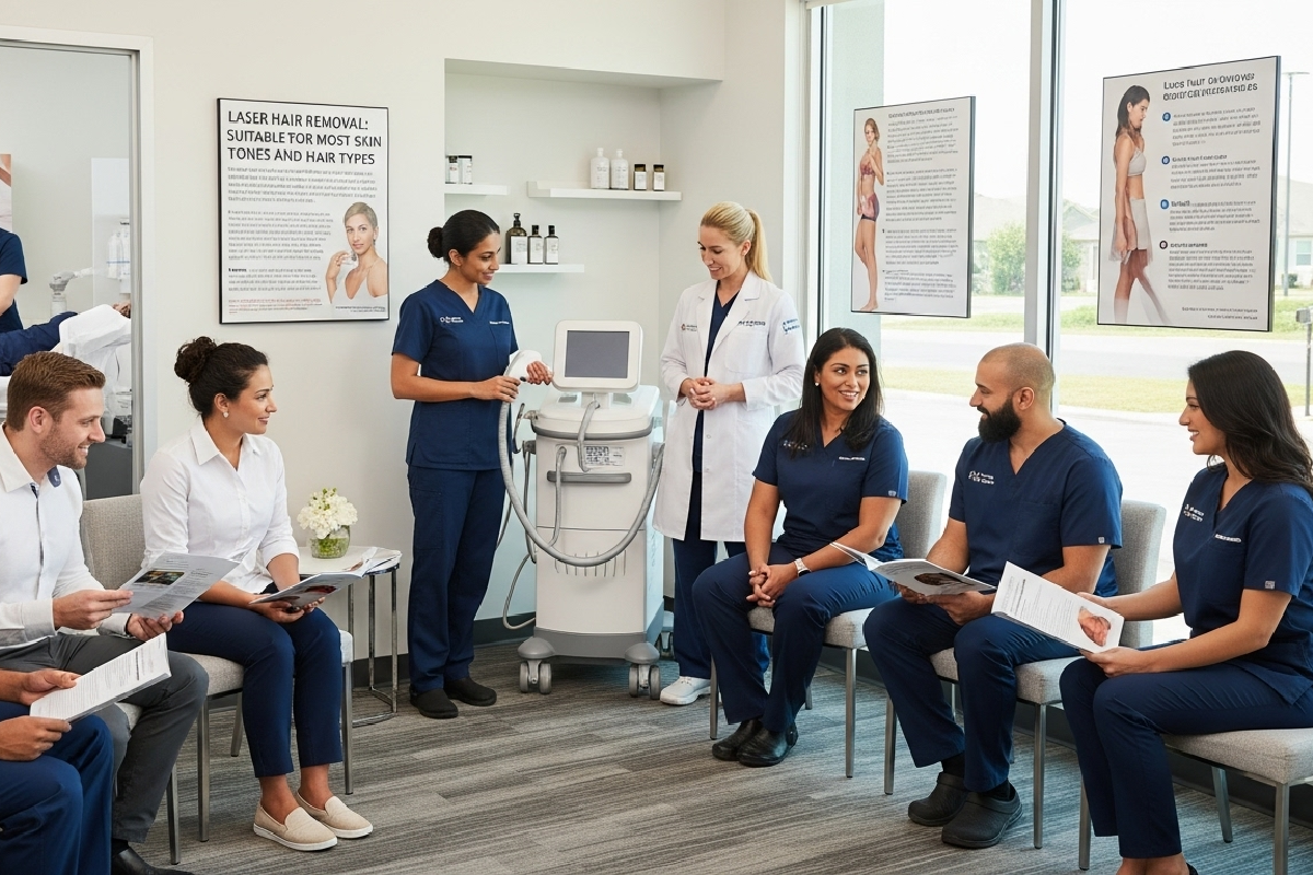 لیزر موهای زائد برای چه کسانی مناسب است؟