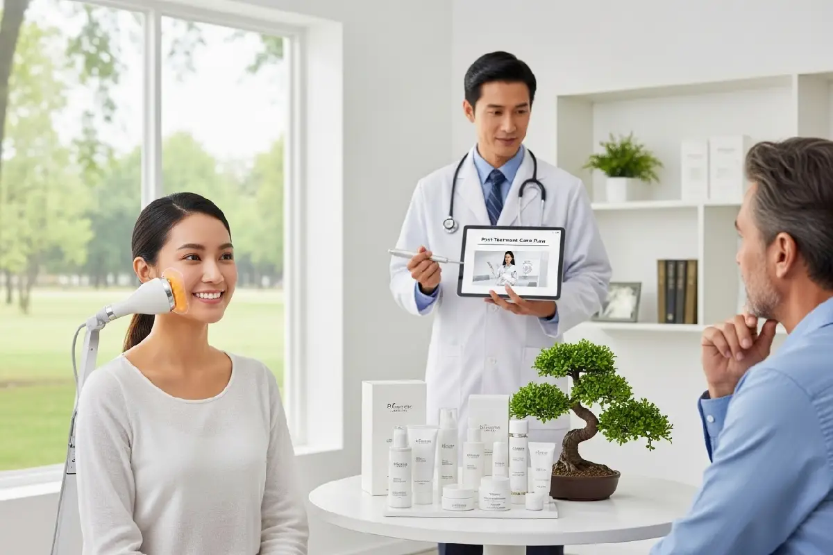 مراقبت های بعد از پلاژن تراپی و افزایش ماندگاری