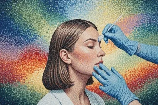 مادلینگ صورت با فیلر و بوتاکس️